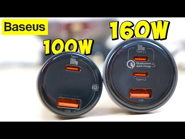  160 ВАТТ  ОЧЕНЬ МОЩНЫЙ ЗАРЯДНИК В АВТО BASEUS CCZX-160C  POWER DELIVERY 3.0 PPS, QUICK GHARGE 5