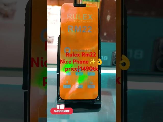 Rulex Rm22 #Feacture phone # looking like off wow#Price only 1490tk#Follow#subscribe #reelsvideo