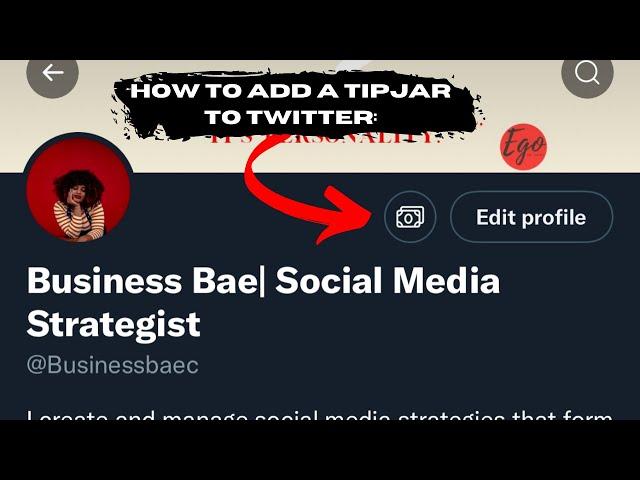 Step by step how to add a Tipjar on Twitter!