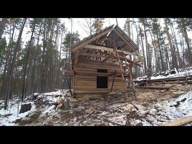 ПОСТРОИЛИ ЗИМОВЬЁ ЗА 2 МИНУТЫ