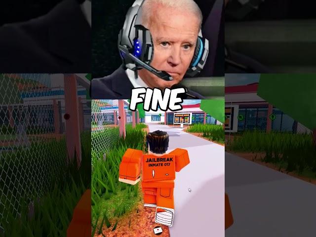 PRESIDENTS PLAY JAILBREAK! #shorts #presidentsplay #roblox