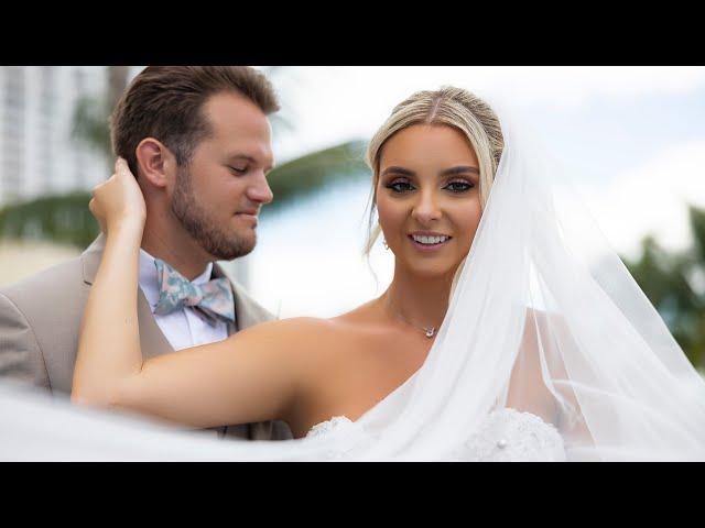 We met at a bar...Then Got Married | Bahamas Beach Wedding Baha Mar