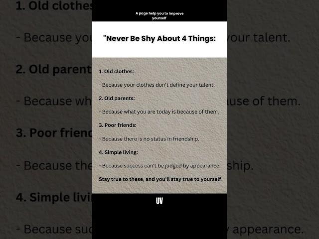 Don't be shy in 4 things. #mindset #quotes #goals #growth #motivation #money #improve #success #aim