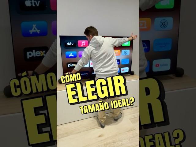 ¿CÓMO ELEGIR EL TAMAÑO IDEAL DE UN TV? 