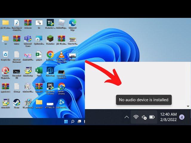 No Audio Device Installed Windows 11 HP