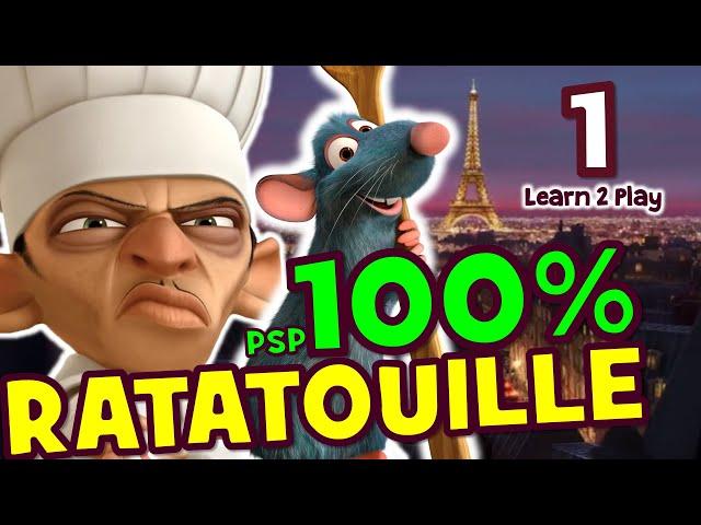 Ratatouille [PSP] 100% Walkthrough / Gameplay - Part 1 : Learn 2 Play (NO COMMENTARY)