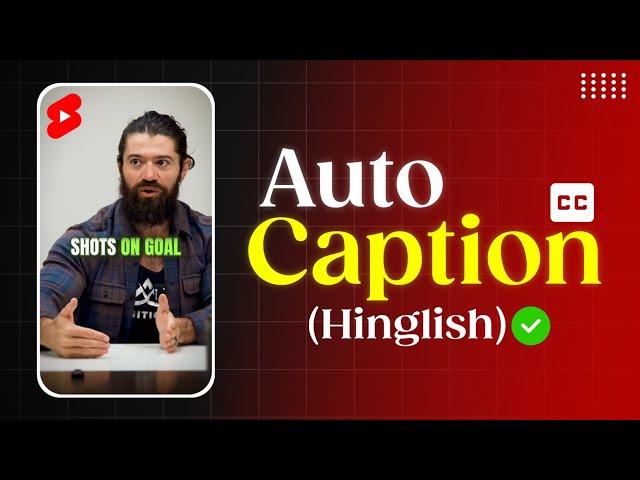 How To Create Captions like Alex Hormozi | Ai Caption Generator