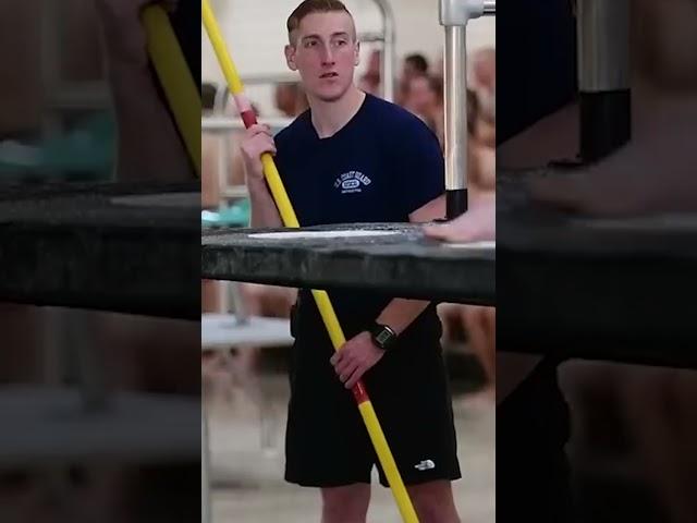 Here’s what it’s like inside the Coast Guard bootcamp. #militarytraining #bootcamp #training