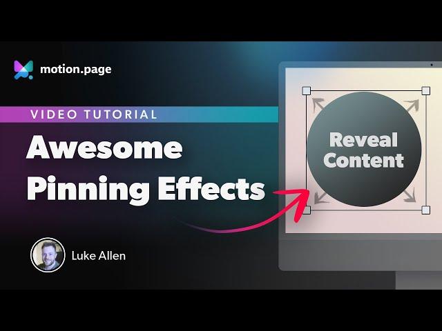 How to Create Pinning Elements and Awesome Scaling Effects!