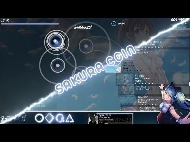 [osu!skins] Review skin: sakura coin (_CfoR)