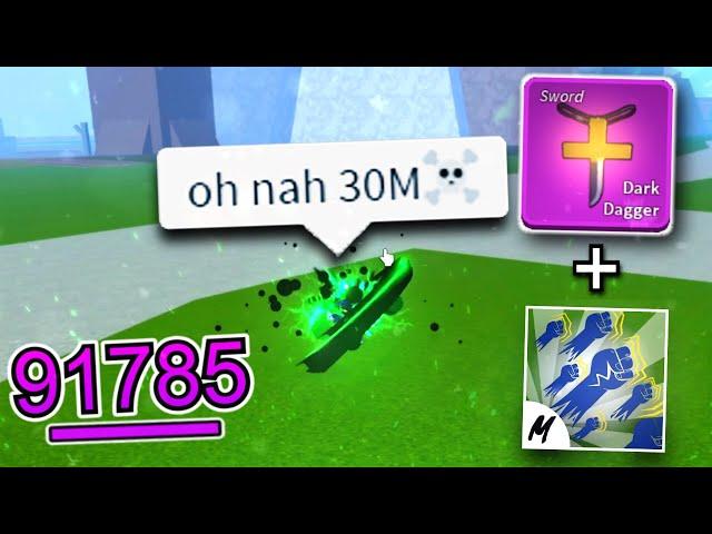 Dark Dagger SWORD MAIN Is TOO OP... | 30M Bounty Hunting (Blox Fruits)