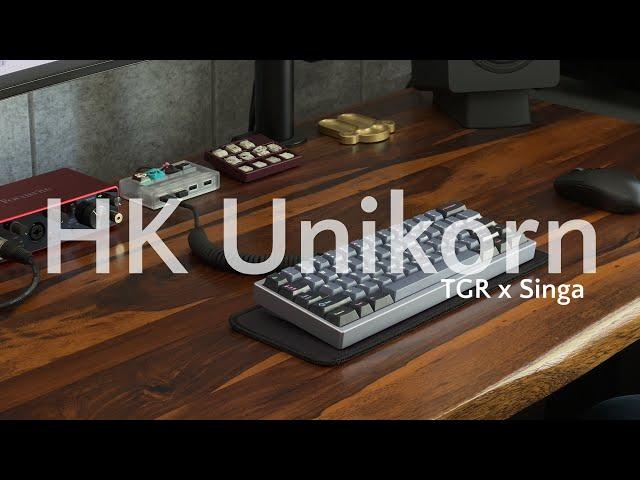 TGR x Singa HK Unikorn Cherry Ultraglide Black Typing Sounds