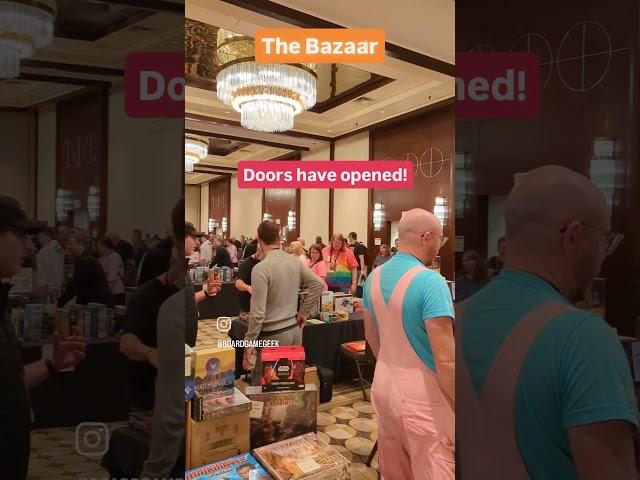 #bggcon2024 at the Bazaar on Friday. #boardgamegeek #boardgame