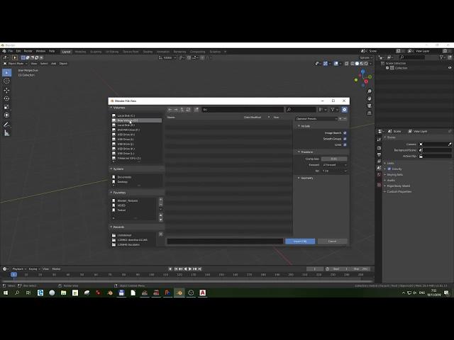 Fast and simple way to import cad files into Blender