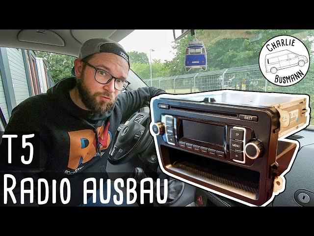 AUTORADIO VW T5/T6 ausbauen (Tutorial)  - Charlie Busmann: DIY VW T5 Campervan