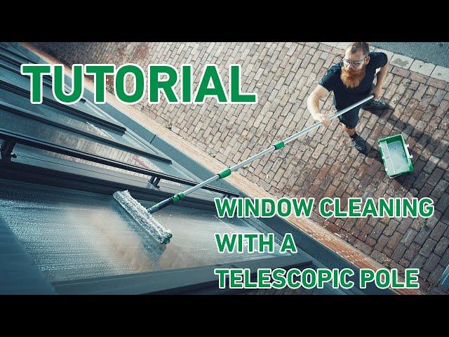 Learn How To Wash Windows With Telescopic Poles | Tutorial on Window Cleaning With Telescopic Poles