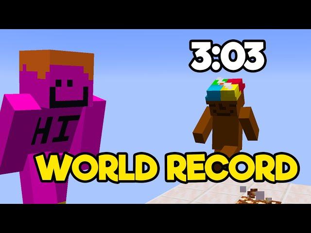 I Beat Camman18's 10 Year Old Parkour Map (FORMER WORLD RECORD)