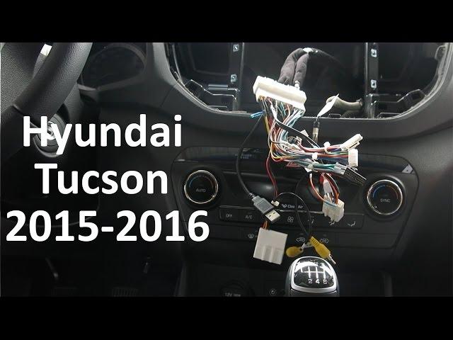 Install Navigation GPS Car Android Hyundai Tucson 2016