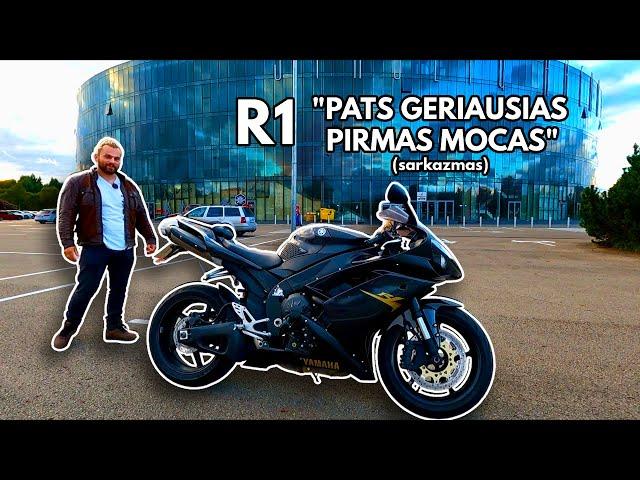 YAMAHA YZF1000 R1 2007m. / motociklo test ride #14 / "kiek suki, tiek tavo" / PRAUDO R1