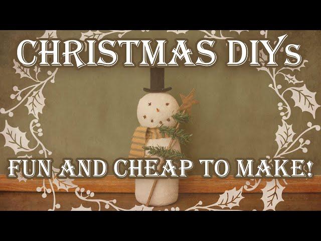 Christmas Crafts on a Budget / Just Our Imagination Challenge