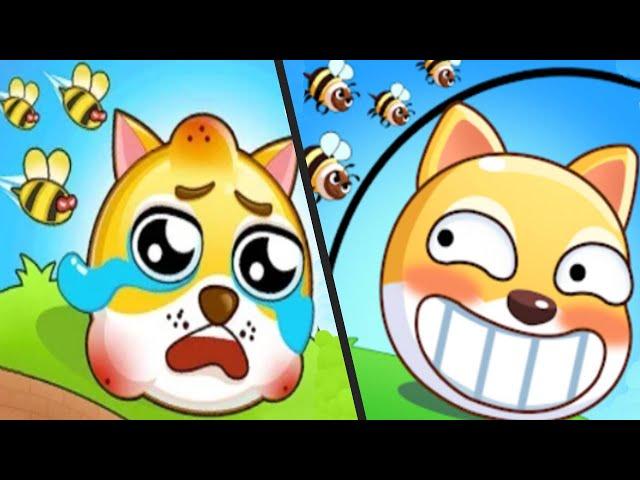 SAVE THE DOGE vs DRAW TO SAVE THE DOG - Satisfying Double Gameplay Android ios