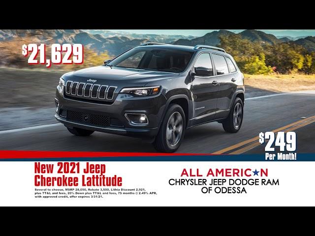 It's the Jeep Celebration Event at All American Chrysler Jeep Dodge Ram of Odessa!