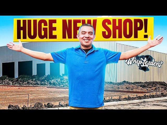 HUGE New Car Wrap Shop for Jay The Wrap Specialist ‼️ Car Wrap Certification 