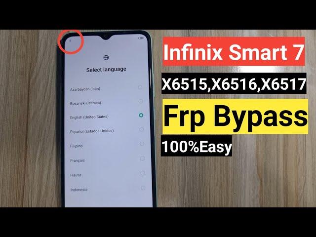 Infinix Smart 7 Frp Bypass || Infinix x6515,x6516,x6517 Frp bypass || smart 7 google account unlock