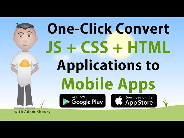 One Click Convert Web App to Mobile Application