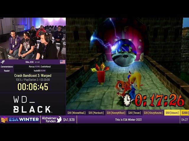 Crash Bandicoot 3: Warped [105%] by Riko_KSB - #ESAWinter23