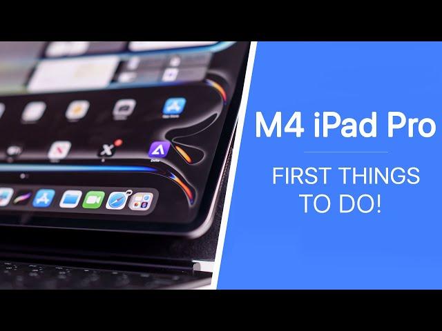 M4 iPad Pro (2024) - First 17 Things To Do! (Tips & Tricks)