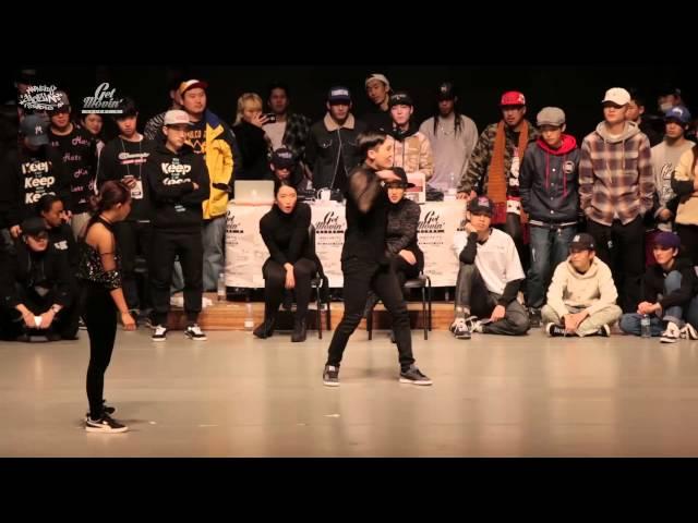 [Get Movin' Vol.8] Waacking Final   IBUKI(w) vs WIZZARD