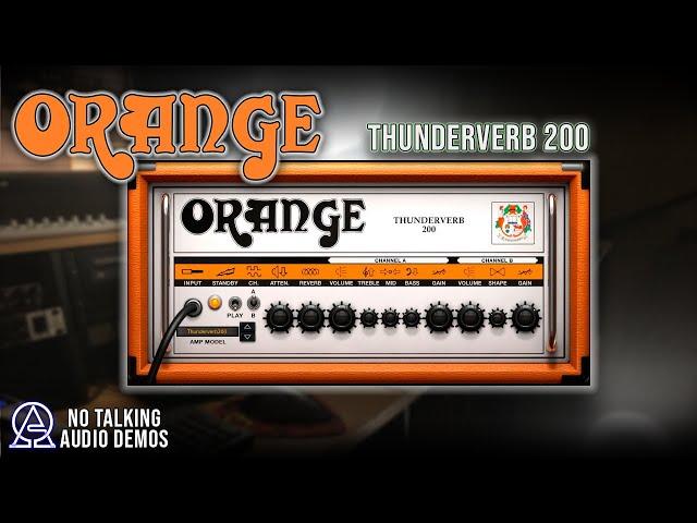 IK Multimedia AmpliTube 4 - Orange Thunderverb 200 Audio Demo (No Talking) ft. Gibson Les Paul