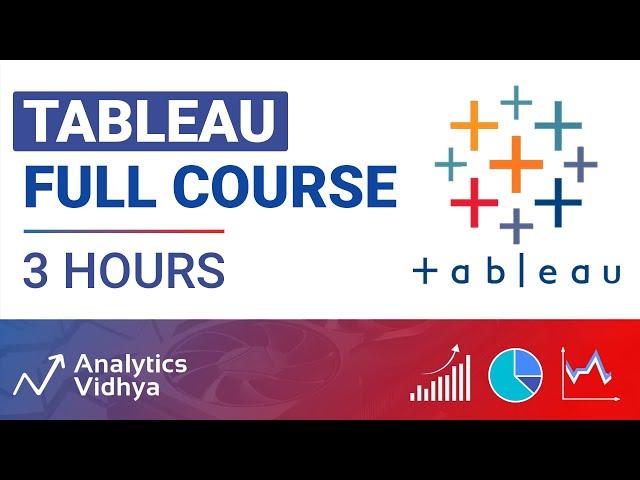 Tableau Full Course - in 3 Hours | Become a Data Visualization Rockstar | Beginner Level