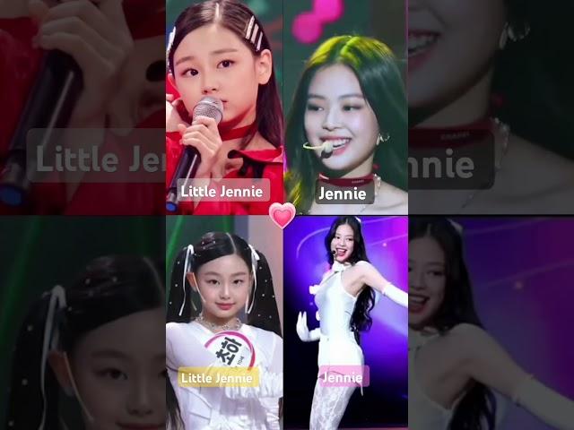 Jennie VS little Jennie challenge  Jennie solo who is the best #jennie#little Jennie#blackpink  