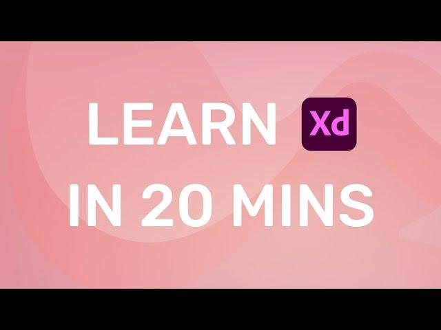 Learn Adobe Xd in 20 Minutes! Beginner Tutorial