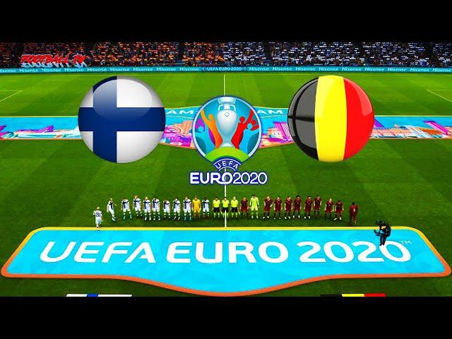 PES 2021 - Finland vs Belgium - UEFA EURO 2020