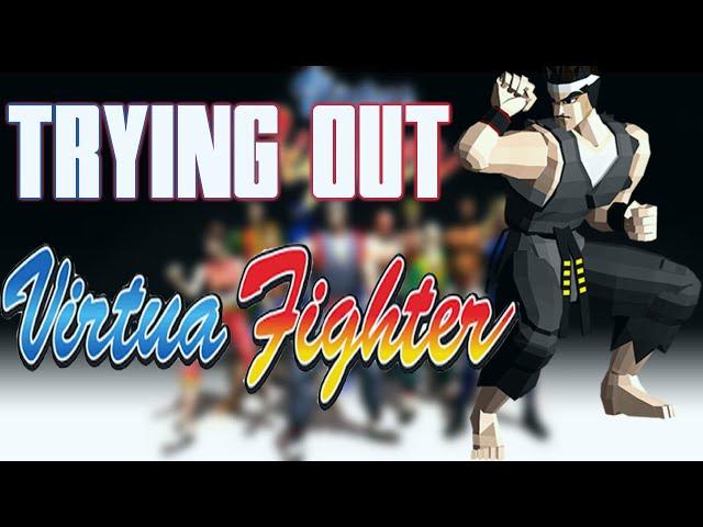 Trying out Virtua Fighter! | A lot of ring-outs