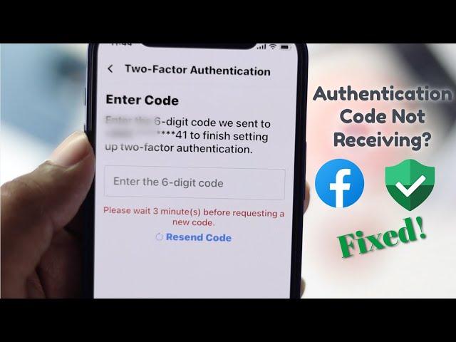 Solved: Facebook Two Factor Authentication Code not Received Problem!