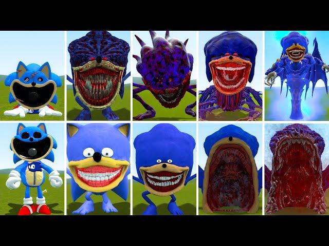 EVOLUTION OF ALL NEW SONIC SMILING CRITTERS POPPY PLAYTIME CHAPTER 3 In Garry's Mod!