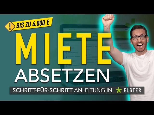 Miete erstattet bekommen vom Finanzamt! Bis zu 4000 € mit Elster Online Tutorial 2022