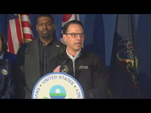 Gov. Shapiro travels to Ohio, EPA orders Norfolk Southern to pay for all derailment cleanup costs