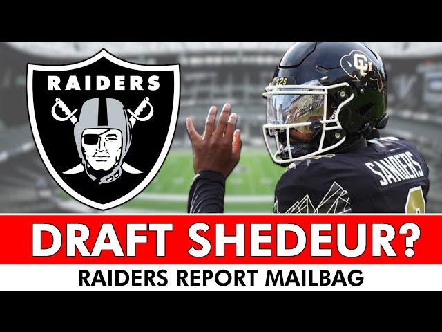 Should The Raiders Consider Drafting Shedeur Sanders? Raiders Rumors Mailbag