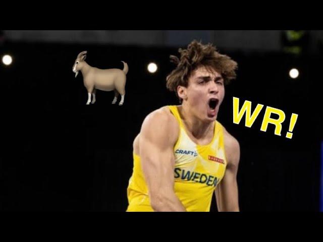 Everytime Mondo Duplantis has broken the World Record (so far)