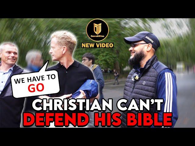 Muslim Proves Bible Cannot Be Trusted | Hashim | Speakers Corner