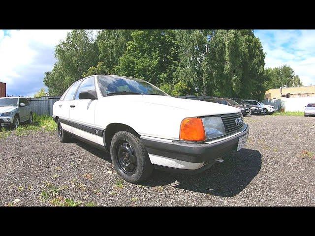 ТАКИЕ АВТО УЖЕ НЕ ДЕЛАЮТ! 1988 AUDI 100 (C3) 1.8L (90)  ПОЛНЫЙ ОБЗОР!