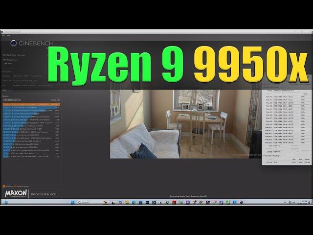 CINEBENCH R23 Ryzen 9 9950x