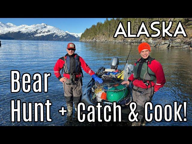 Alaska Bear Hunt, Seafood Catch, Process & Cook