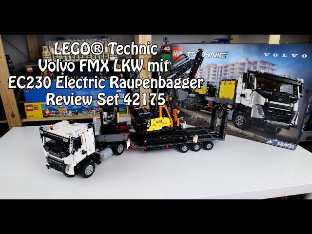 Review LEGO Volvo FMX LKW mit EC230 Electric Raupenbagger (Technic Set 42175)