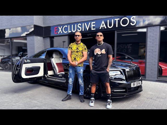 CONOR BENN TURNS UP TO EUBANK PRESS CONFERENCE IN HIS NEW ROLLS ROYCE WRAITH! #conorbenn #rollsroyce